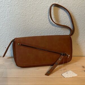 Free People Vegan leather wallet/wristlet